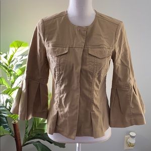 NWOT Ann Taylor Khaki Jacket Size 0